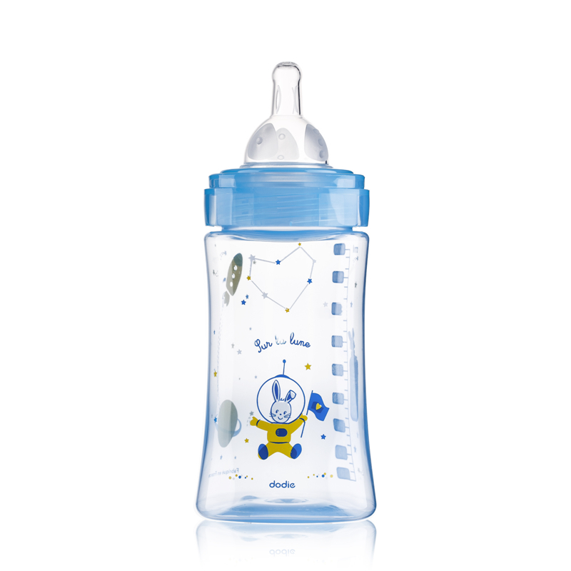 法国进口婴儿奶瓶-DODIEInitiation宽口婴儿奶瓶2含2号中流量变速奶嘴