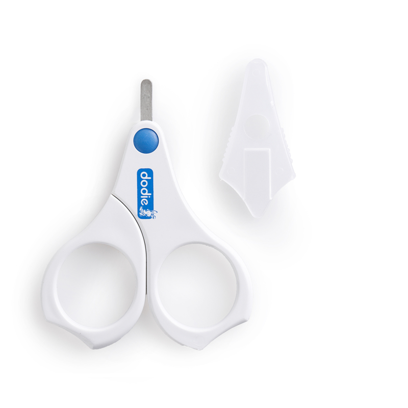 法国进口新生儿指甲剪-Dodie新生儿专用护理安全圆头指甲剪刀(1到6个月)