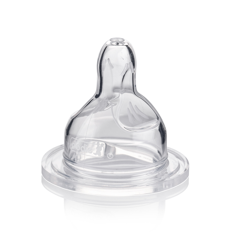 法国进口液态硅胶奶嘴-DODIESensation+系列宽口扁平形防账气硅胶奶嘴