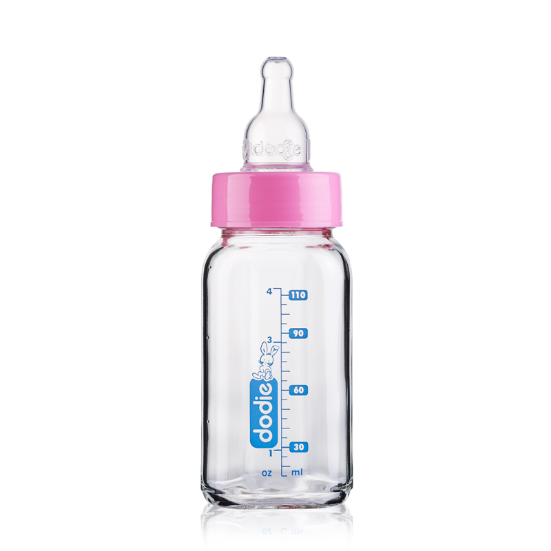 法国进口ppsu奶瓶-DODIE经典原版防胀气标准口玻璃婴儿奶瓶120ml含小号奶嘴