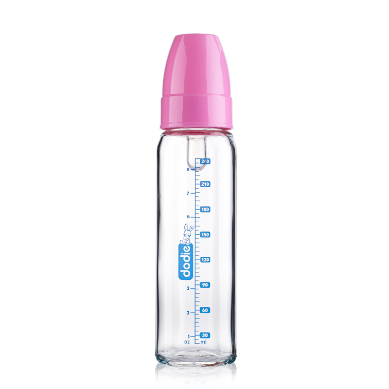 法国进口喝水奶瓶-DODIE经典原版防胀气标准口玻璃婴儿奶瓶240ml含中号奶嘴 法国进口喝水奶瓶-DODIE经典原版防胀气标准口玻璃婴儿奶瓶240ml含中号奶嘴