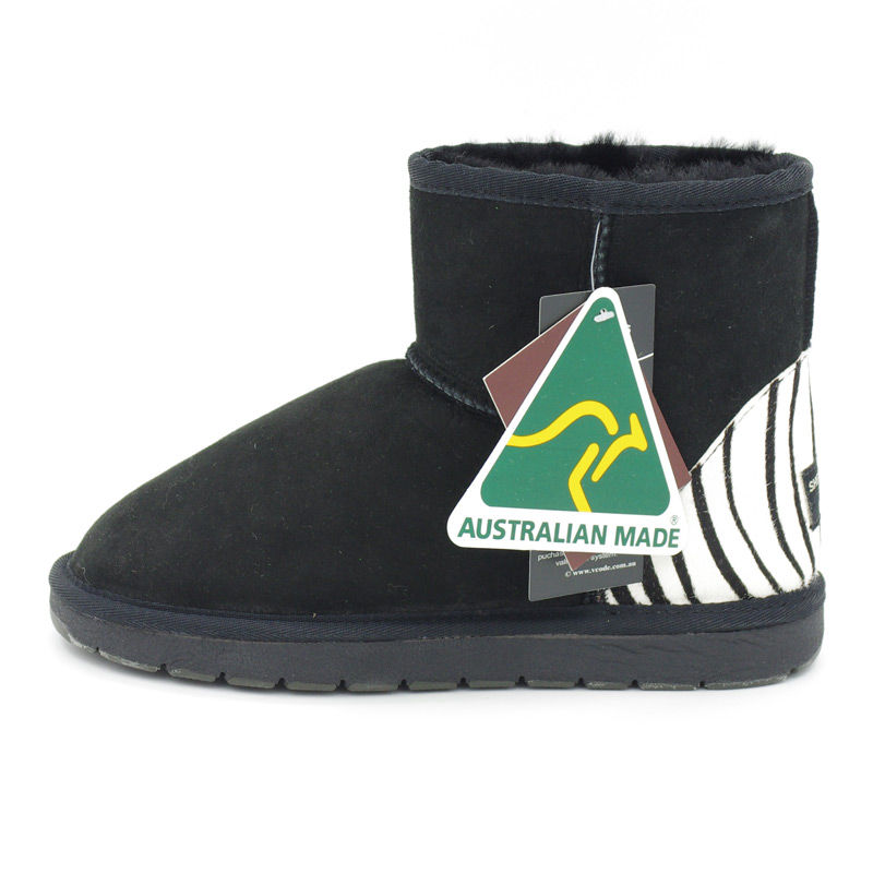 澳大利亚进口ugg的雪地靴-SHEARERSUGG款拼皮花纹短筒靴雪地靴