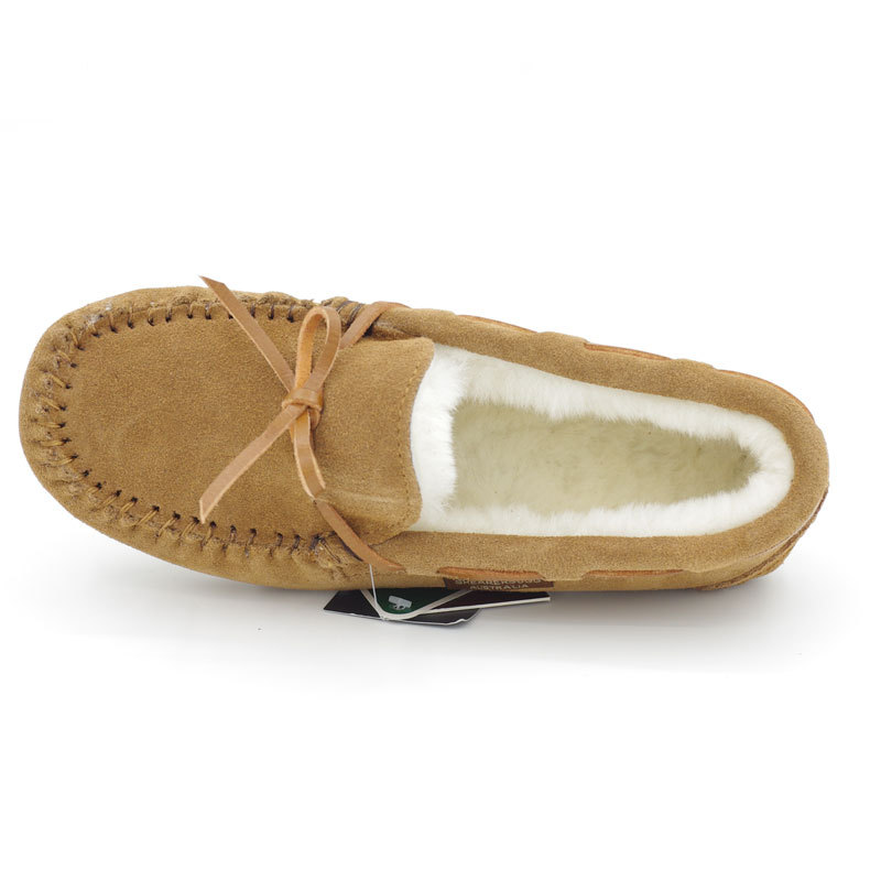 澳大利亚进口名牌豆豆鞋-SHEARERSUGG款莫卡辛豆豆鞋磨砂船鞋