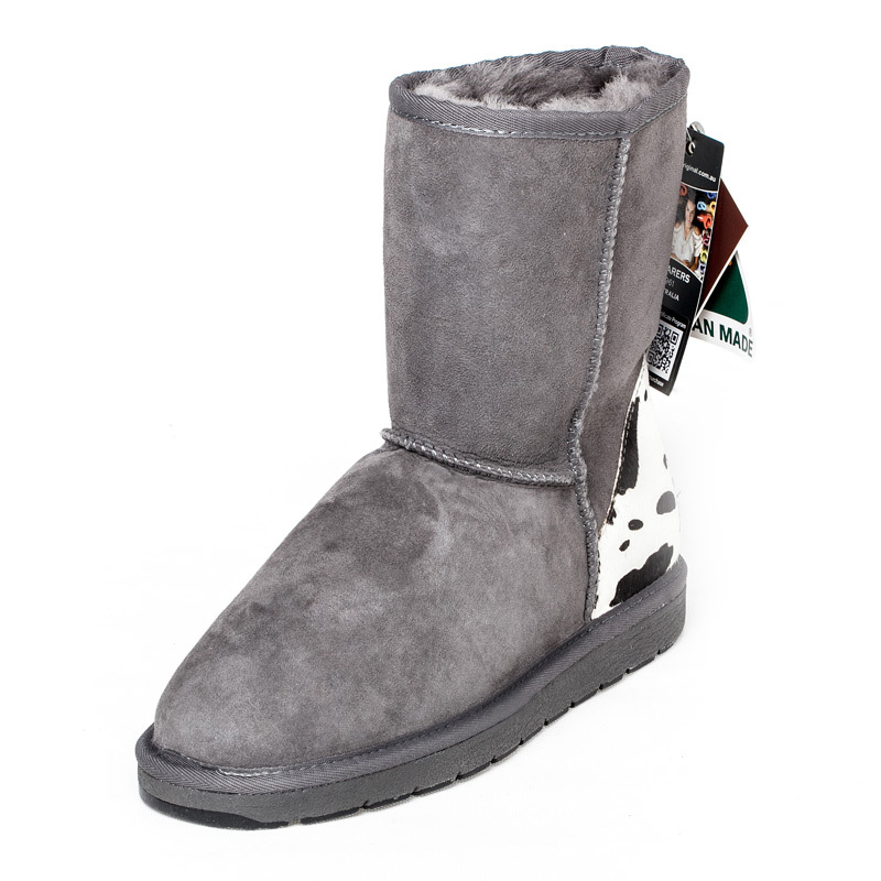 澳大利亚进口女式长筒皮靴-SHEARERSUGG款经典花纹中筒靴雪地靴 - 女式长筒皮靴 澳大利亚进口女式长筒皮靴-SHEARERSUGG款经典花纹中筒靴雪地靴 - 女式长筒皮靴