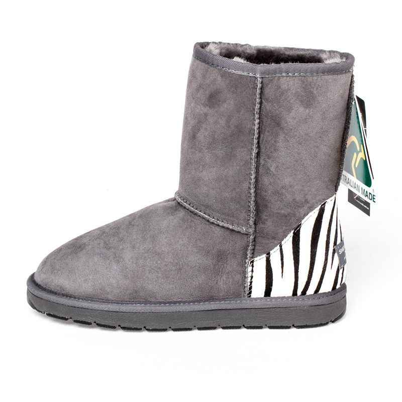 澳大利亚进口短雪地靴-SHEARERSUGG款经典花纹中筒靴雪地靴
