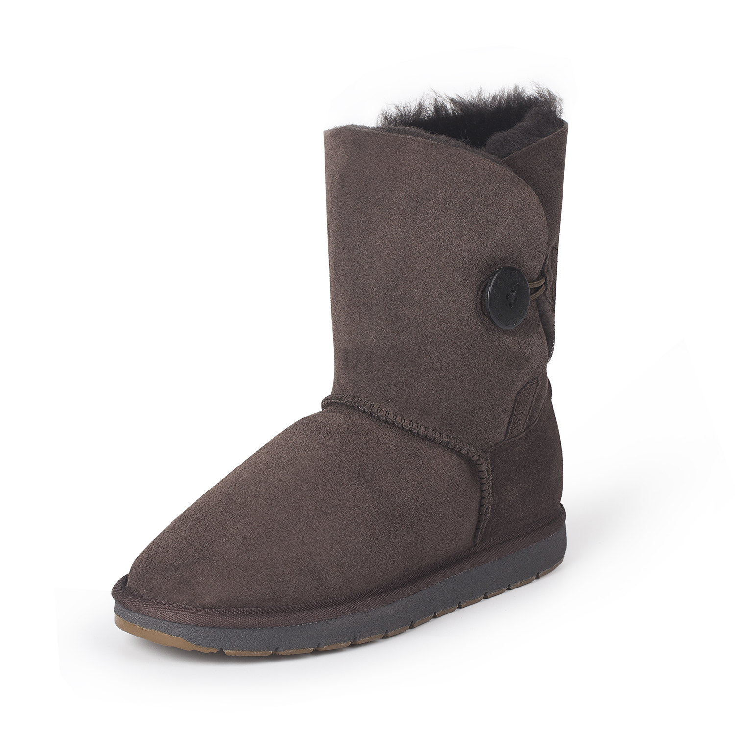 澳大利亚进口厚雪地靴-SHEARERSUGG款中筒单扣靴雪地靴 - 厚雪地靴 澳大利亚进口厚雪地靴-SHEARERSUGG款中筒单扣靴雪地靴 - 厚雪地靴