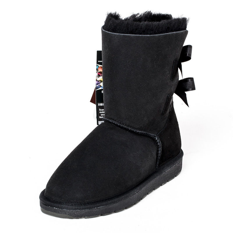 澳大利亚进口马丁雪地靴-SHEARERSUGG款后蝴蝶结中筒靴雪地靴 - 马丁雪地靴 澳大利亚进口马丁雪地靴-SHEARERSUGG款后蝴蝶结中筒靴雪地靴 - 马丁雪地靴