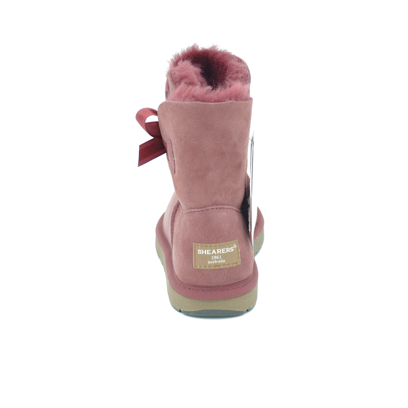 澳大利亚进口经典短款低筒雪地靴-SHEARERSUGG款侧蝴蝶结短筒靴雪地靴