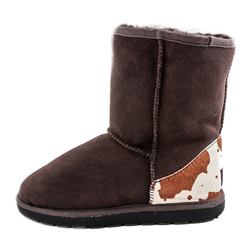 澳大利亚进口顶级雪地靴-SHEARERSUGG款经典花纹中筒靴雪地靴