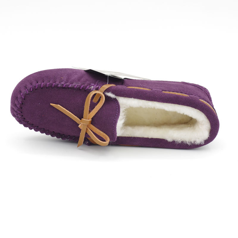 澳大利亚进口真皮豆豆鞋-SHEARERSUGG款莫卡辛豆豆鞋磨砂船鞋