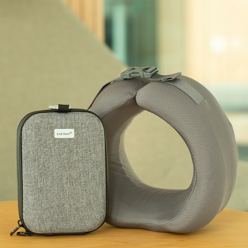 EASYNAP随袋枕颈枕青灰色