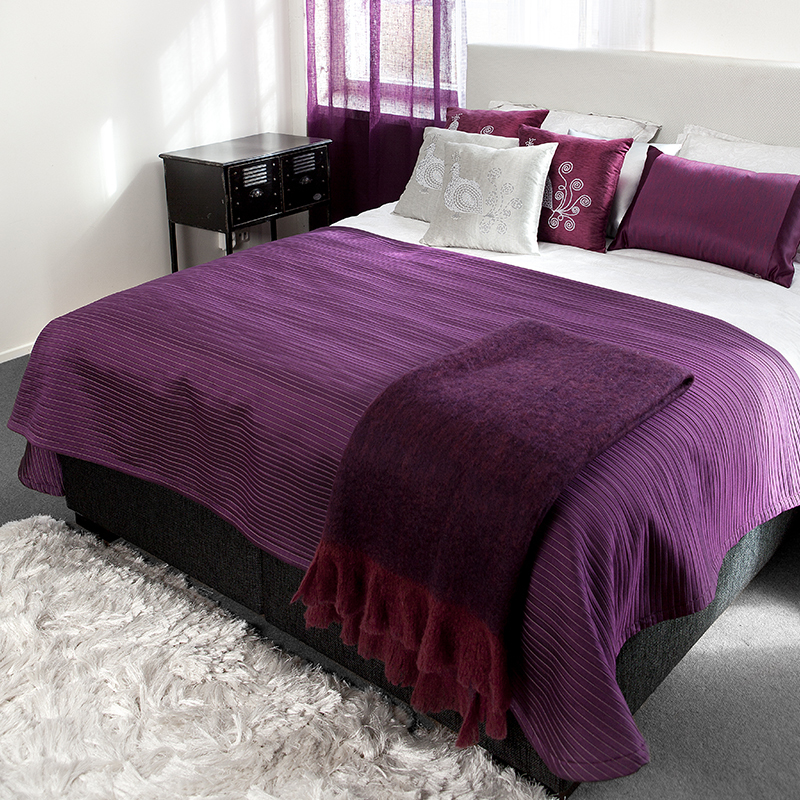 芬兰原产Lennol 神游 紫色床单床罩 芬兰原产Lennol 神游 紫色床单床罩