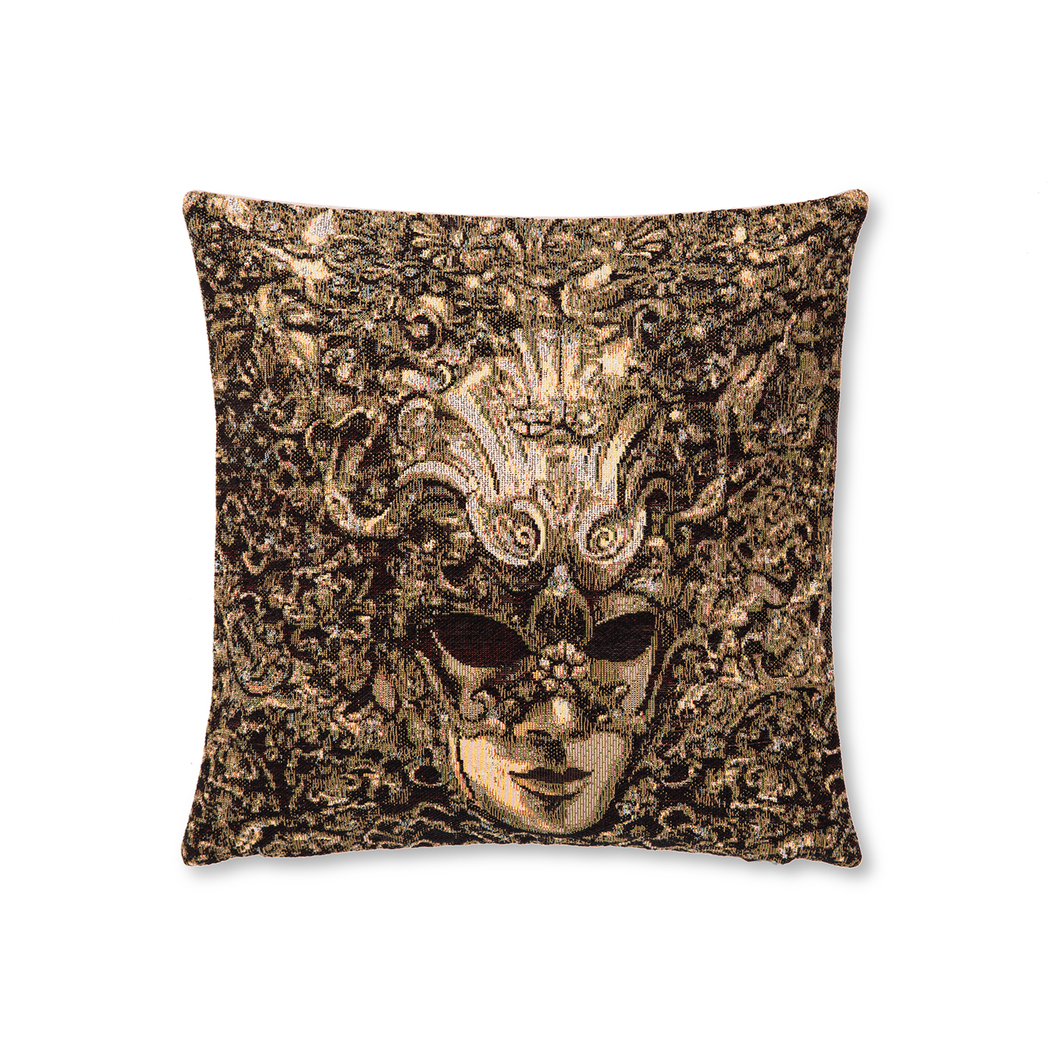 比利时原产 GK-ART 织锦靠枕套抱枕套“ 威尼斯面具”