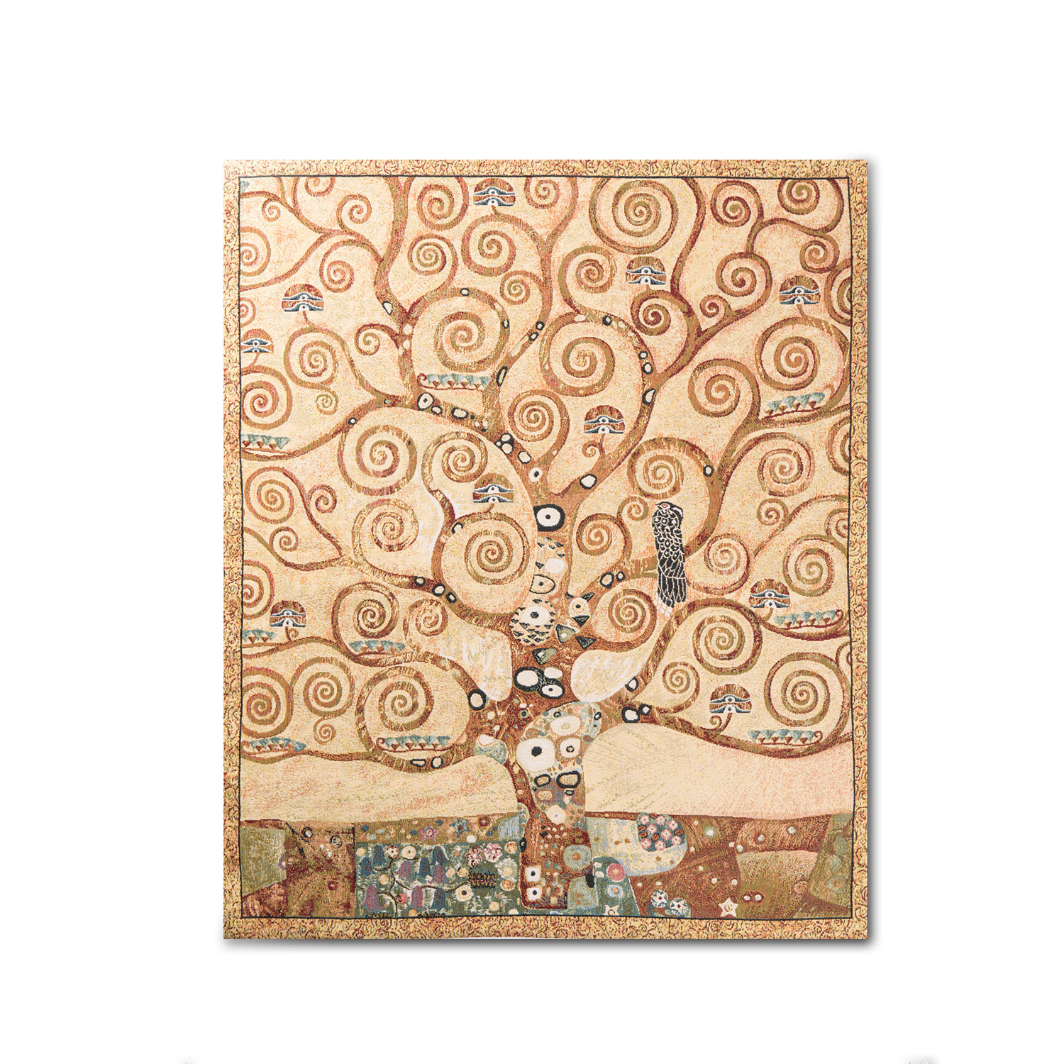 比利时gk-art提花编织挂毯地毯"生命之树-克里姆特"