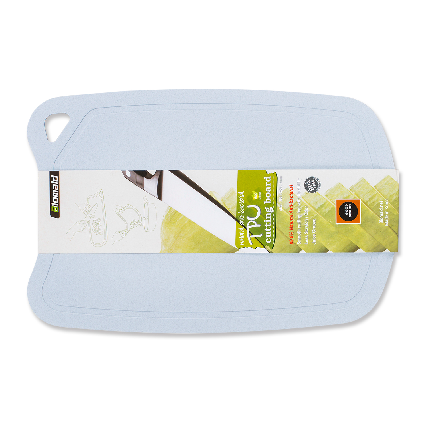 韩国进口切菜板-Biomaid抑菌环保TPU厨房切菜板