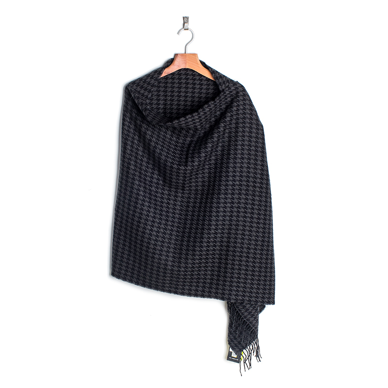 韩国进口女士披肩围巾-JUNGHWA百搭英伦风方格围巾