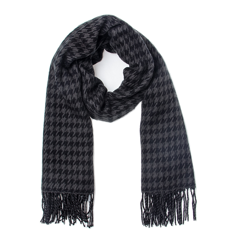 韩国进口女士披肩围巾-JUNGHWA百搭英伦风方格围巾