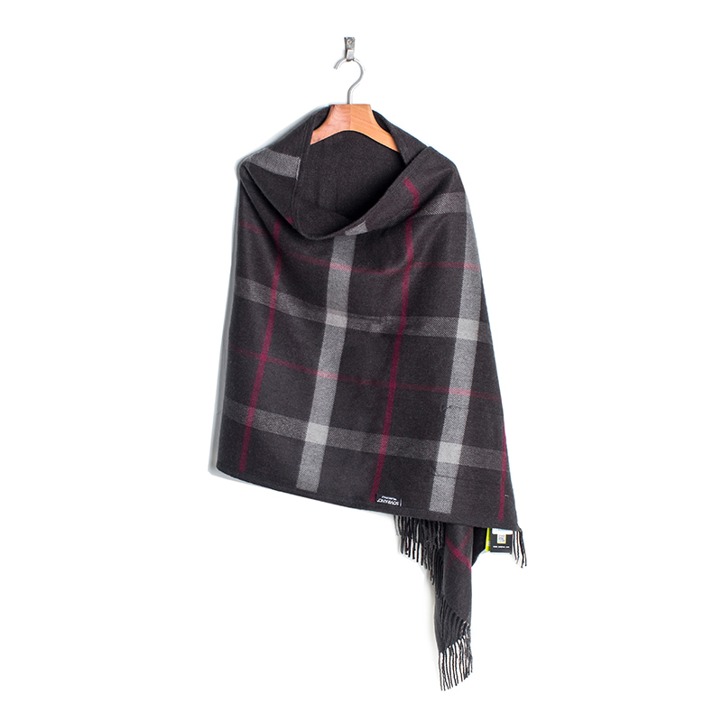 韩国进口男式围巾-JUNGHWA英伦风披风版围巾