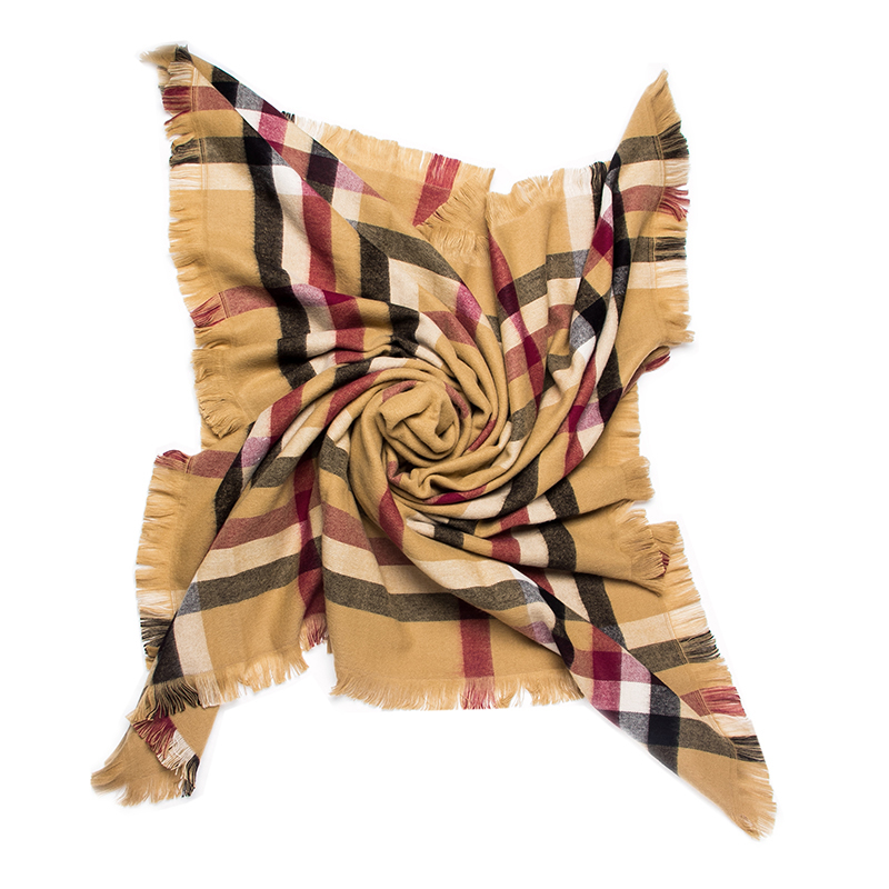 韩国进口女士围巾-JUNGHWA英伦风轻柔保暖时尚围巾