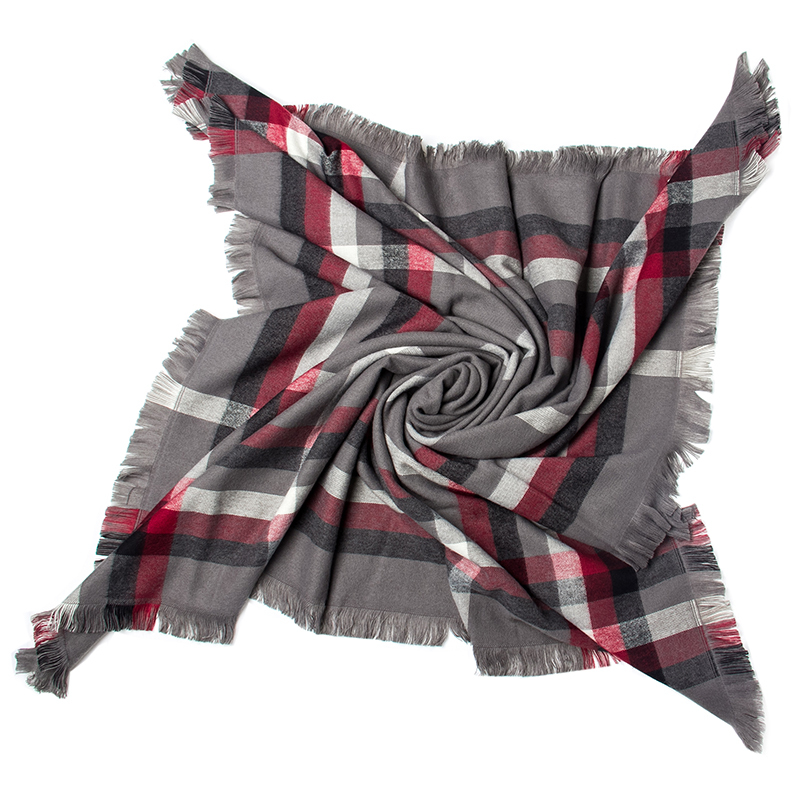 韩国进口披肩围巾-JUNGHWA英伦风轻柔保暖时尚围巾