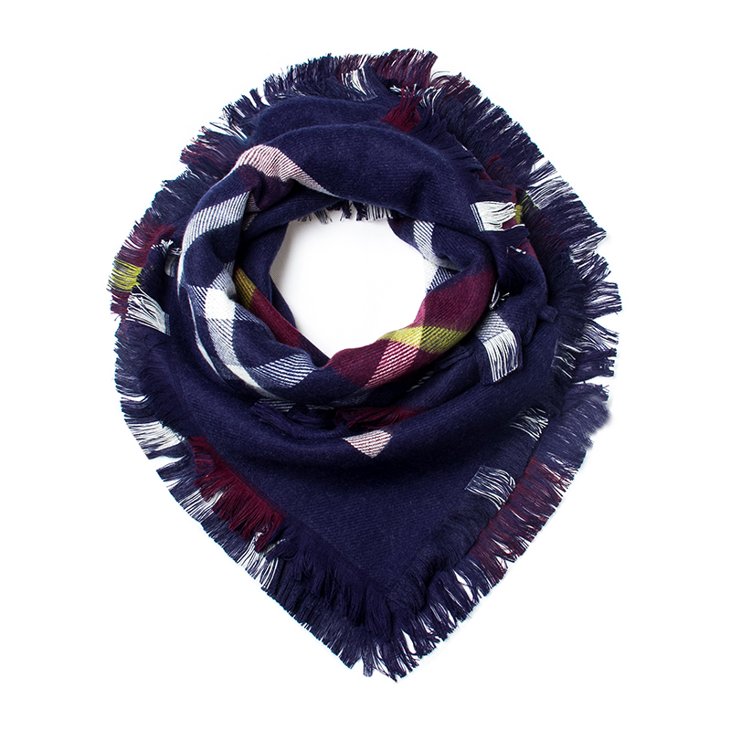 韩国进口男款围巾-JUNGHWA英伦风羊毛款保暖围巾