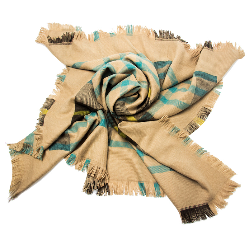 韩国进口情侣围巾-JUNGHWA英伦风羊毛款保暖围巾