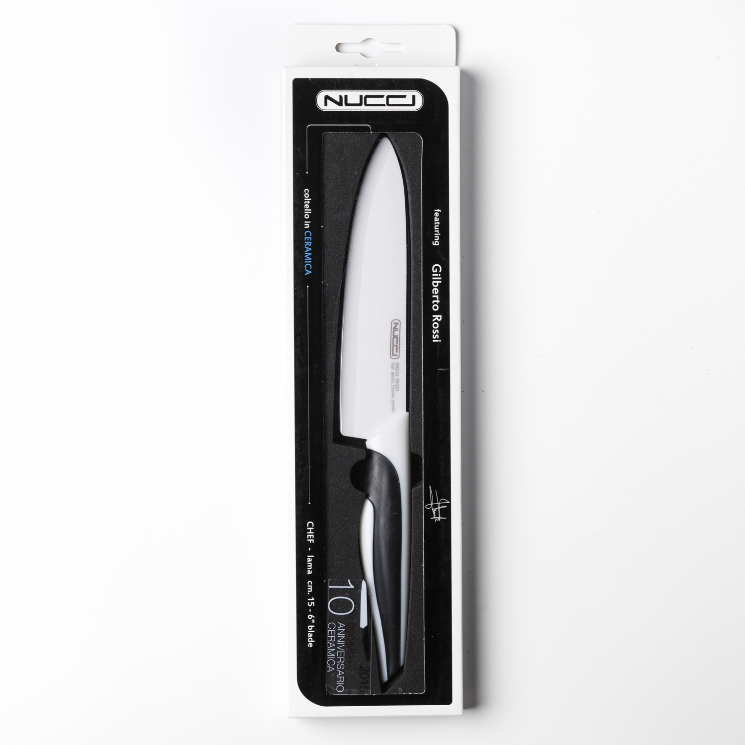 意大利进口陶瓷主厨刀-CLASSE NUCCI陶瓷主厨刀15CM刀刃