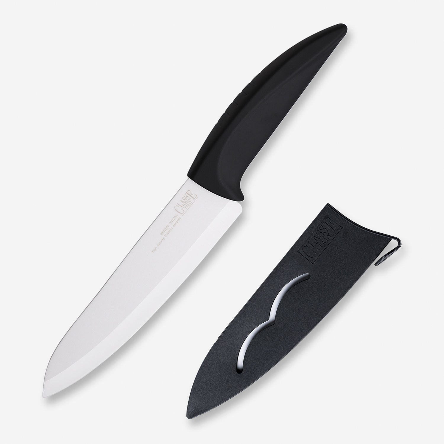 意大利原产CLASSEITALY陶瓷主厨刀带刀套 18CM 意大利原产CLASSEITALY陶瓷主厨刀带刀套 18CM