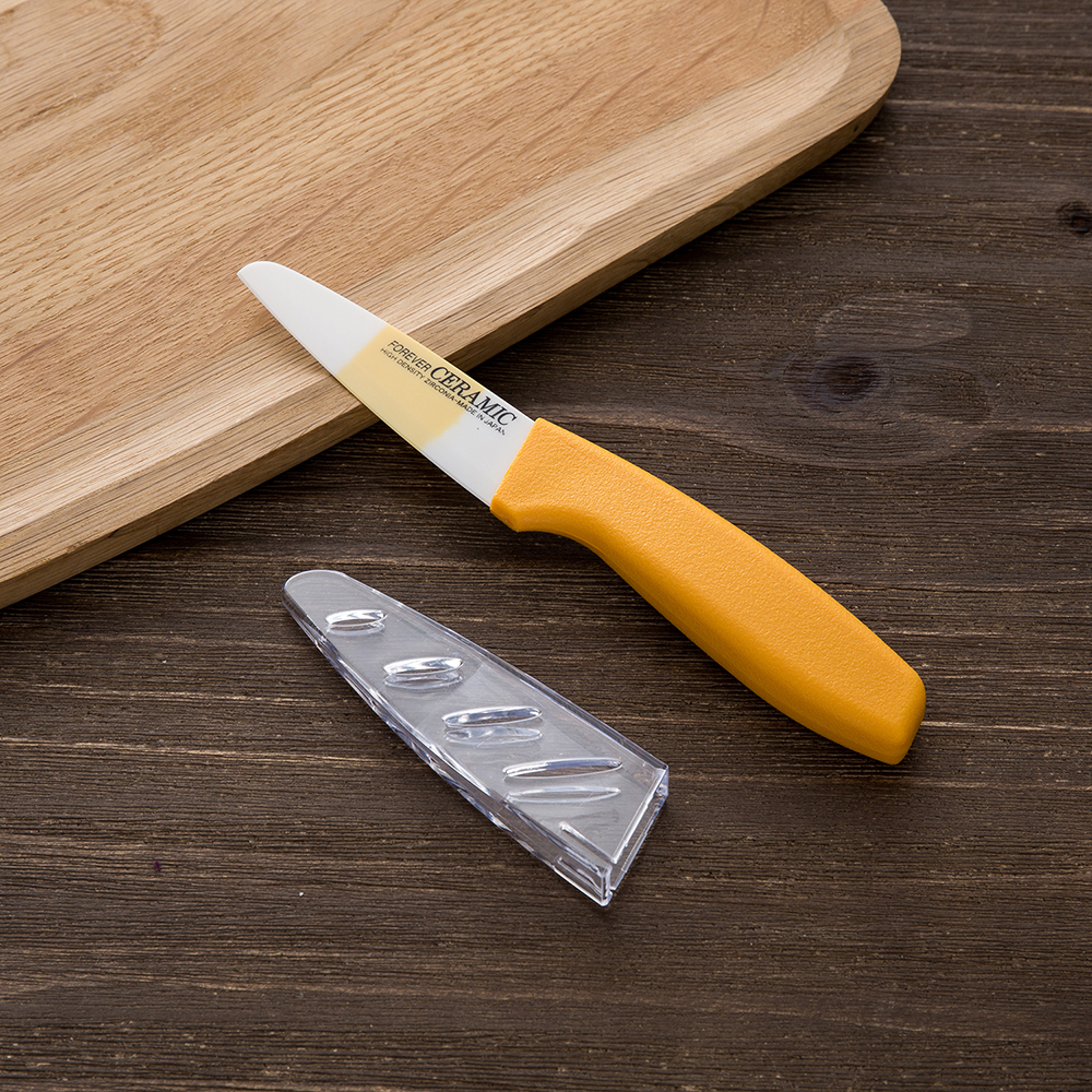 日本原装进口陶瓷刀-forever银抗菌彩色陶瓷刀