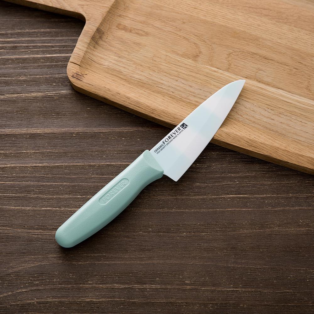 日本进口陶瓷折叠刀-forever银抗菌彩色陶瓷刀