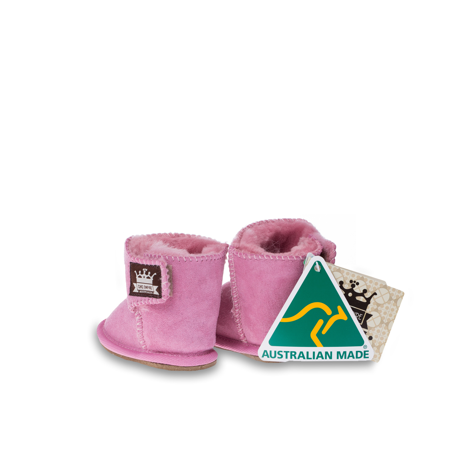 澳大利亚进口学步靴-进口学步靴-Chic Empire UGG超萌羊皮毛一体婴儿保暖学步靴