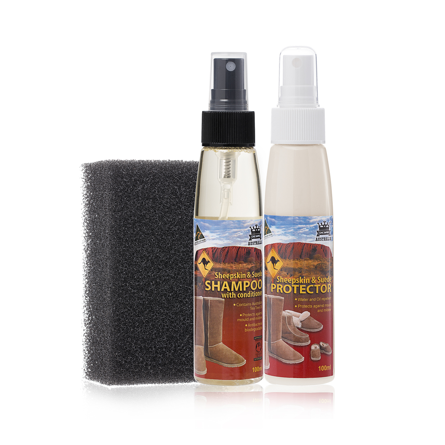 澳大利亚进口清洁保养剂-进口Chic Empire UGG专业羊皮清洁保养剂-山羊皮清洁保养套装