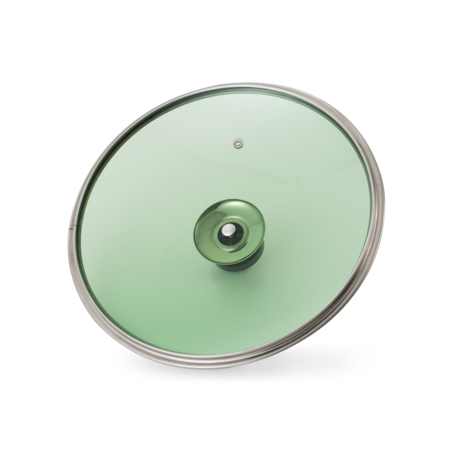 韩国进口隔热玻璃锅盖-Mycook不锈钢包边隔热防烫玻璃锅盖