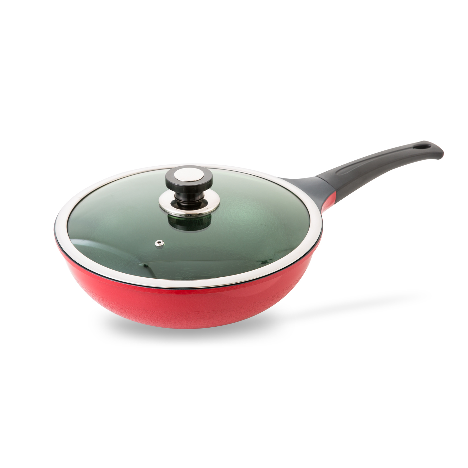 韩国进口隔热玻璃锅盖-Mycook不锈钢包边隔热防烫玻璃锅盖