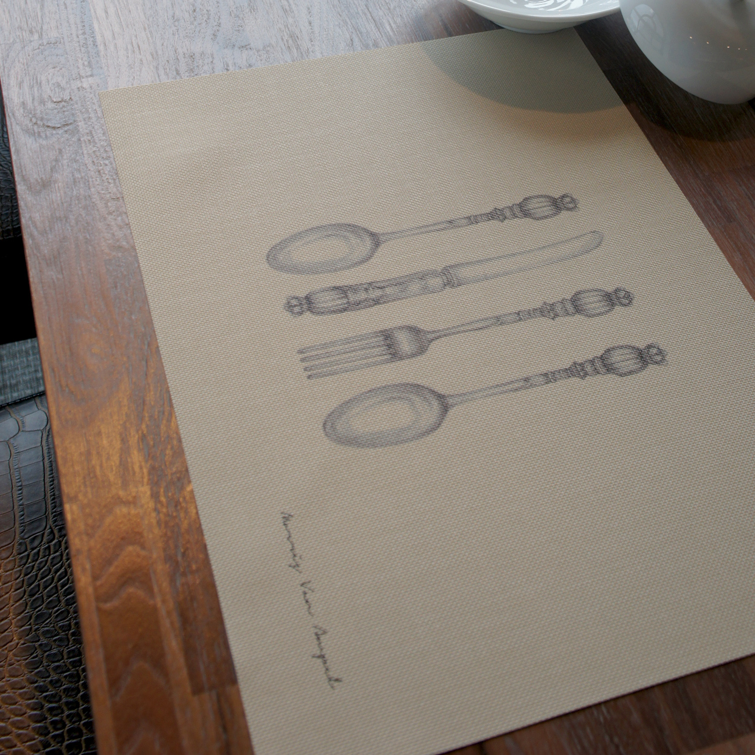 韩国进口餐桌隔热垫-MallowSpace高级环保PVC餐垫