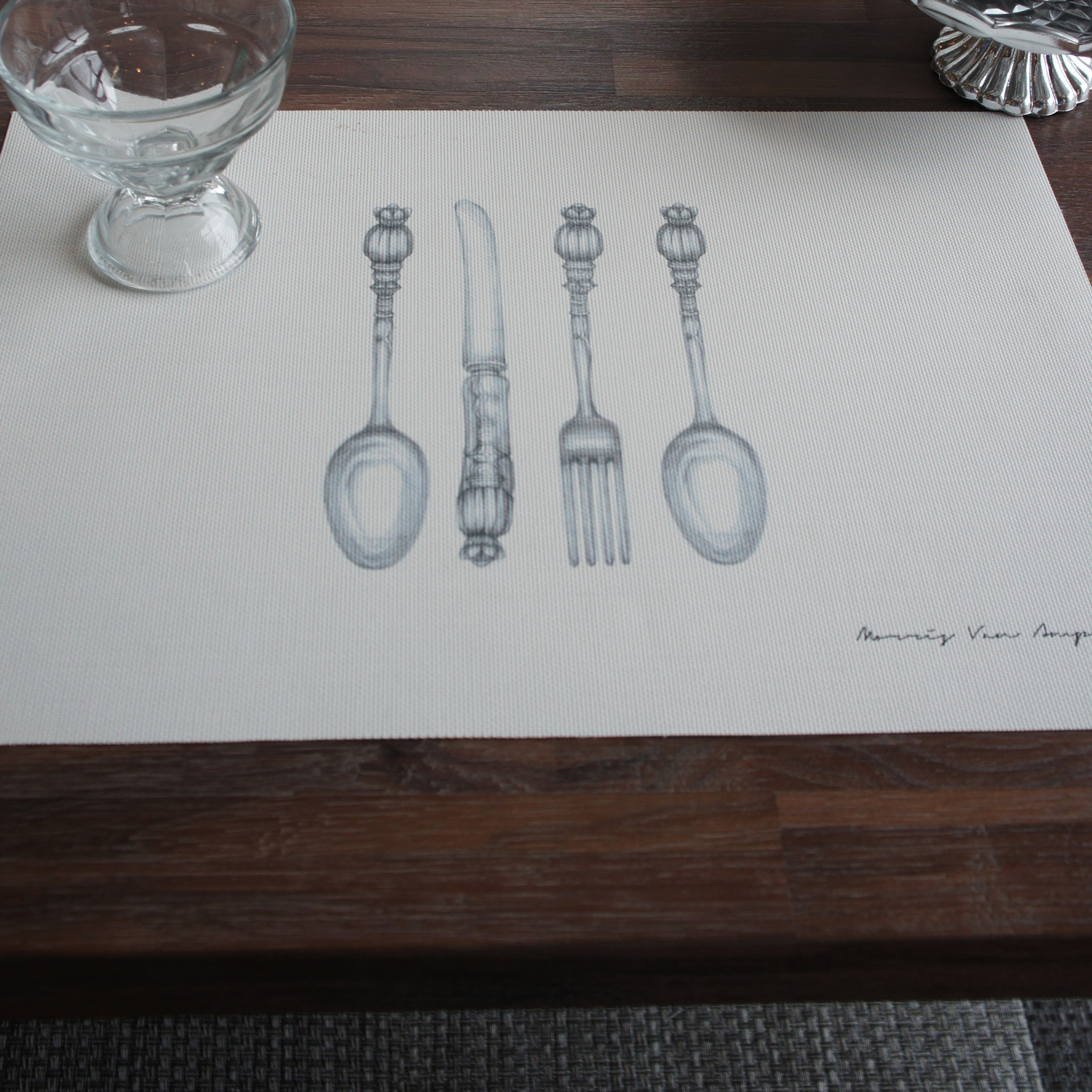 韩国进口餐桌隔热垫-MallowSpace高级环保PVC餐垫