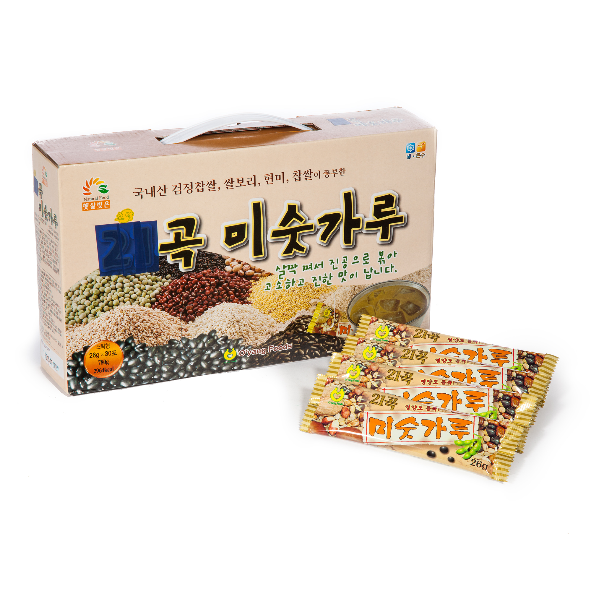 韩国进口谷物粉-欧洋健康谷物冲饮粉21种谷物混合膳食(OY06)