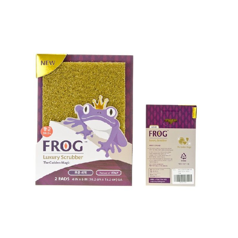 韩国进口洗碗布-Frog抗菌多用途奢华碗洁布金色2枚装 韩国进口洗碗布-Frog抗菌多用途奢华碗洁布金色2枚装