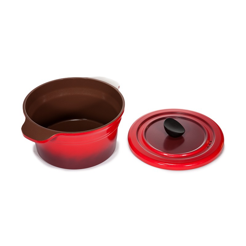 进口韩国锅具-QueenArt陶瓷涂层深汤锅