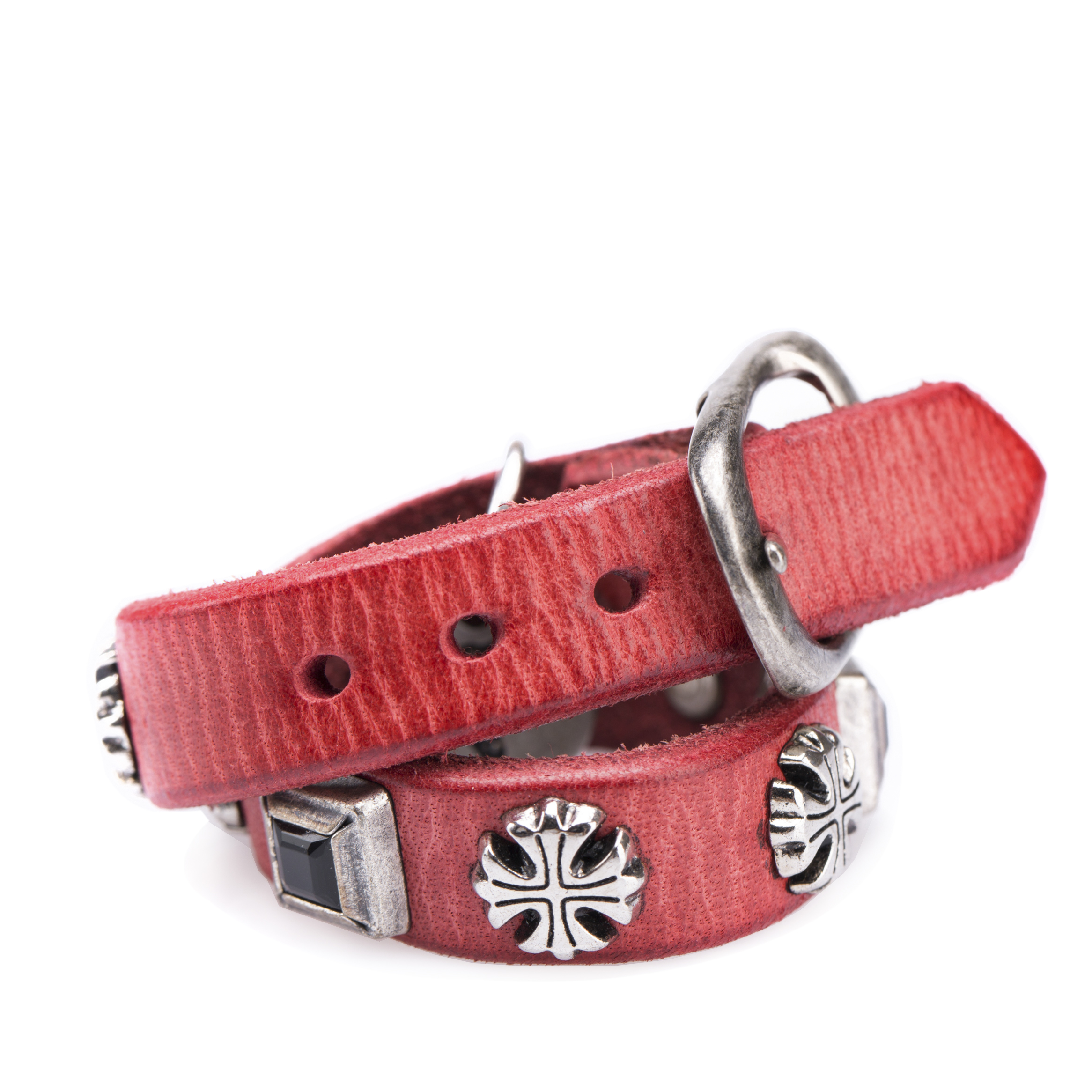 意大利进口皮手环-Martinica哥特式风手环