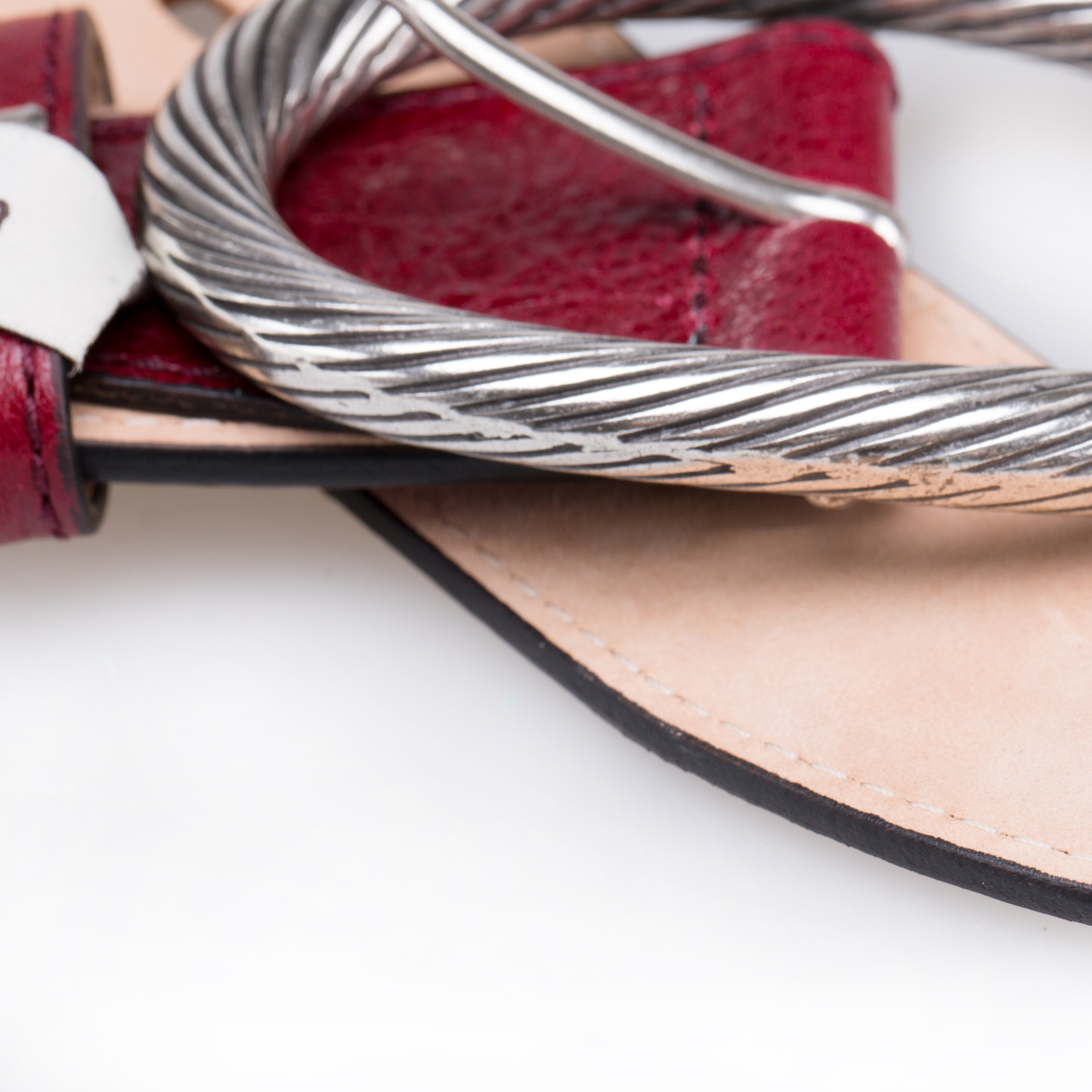 意大利进口男款皮带-Martinica亮面荔纹皮带