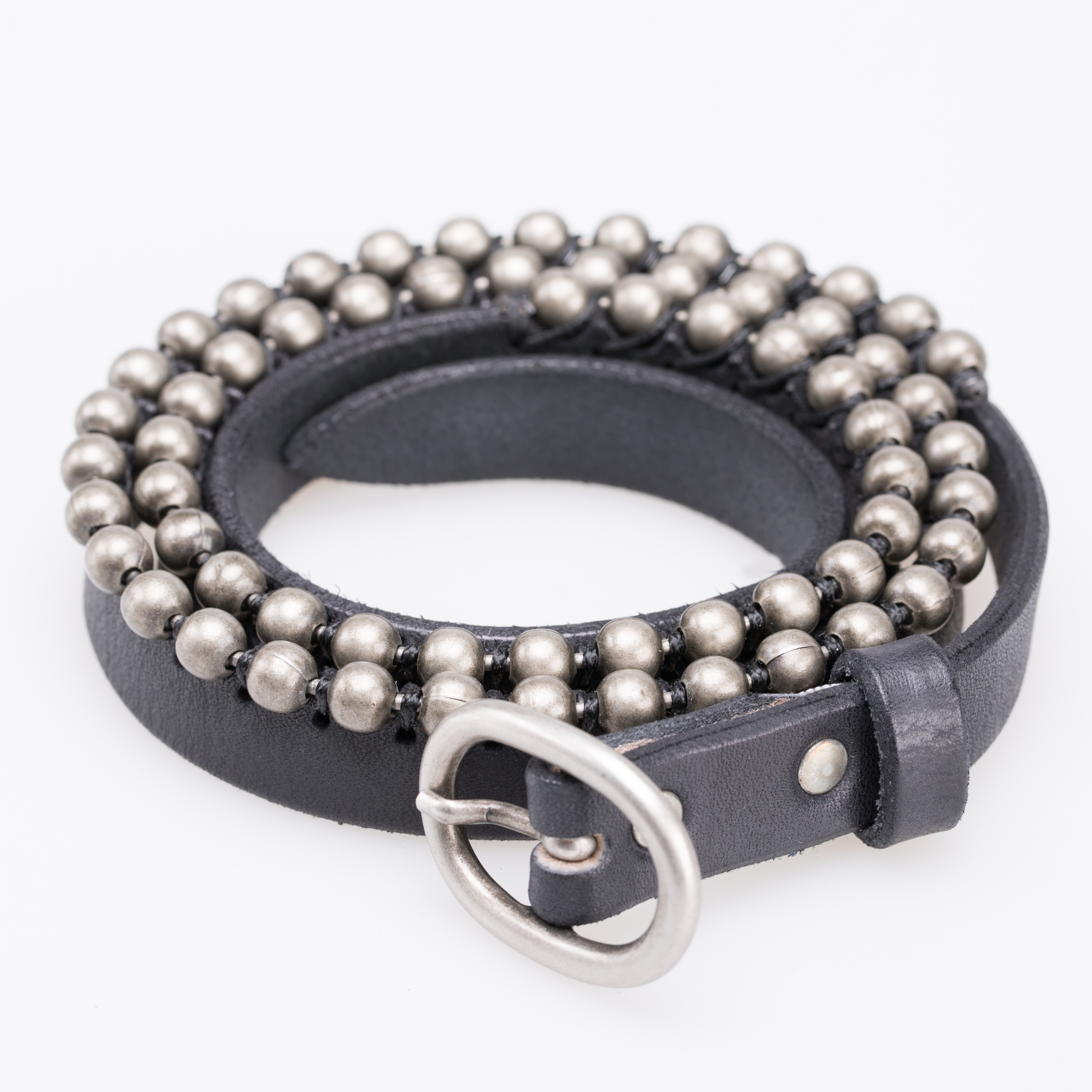 意大利进口牛仔皮带-Martinica镶钻细款皮带