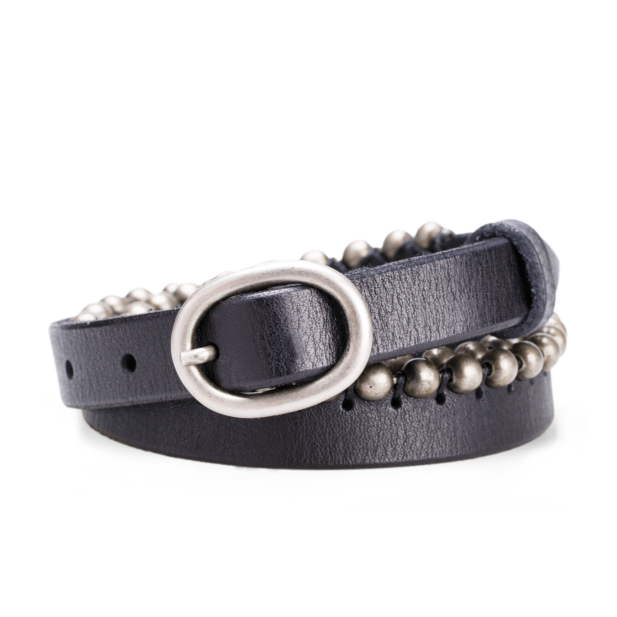 意大利进口牛仔皮带-Martinica镶钻细款皮带