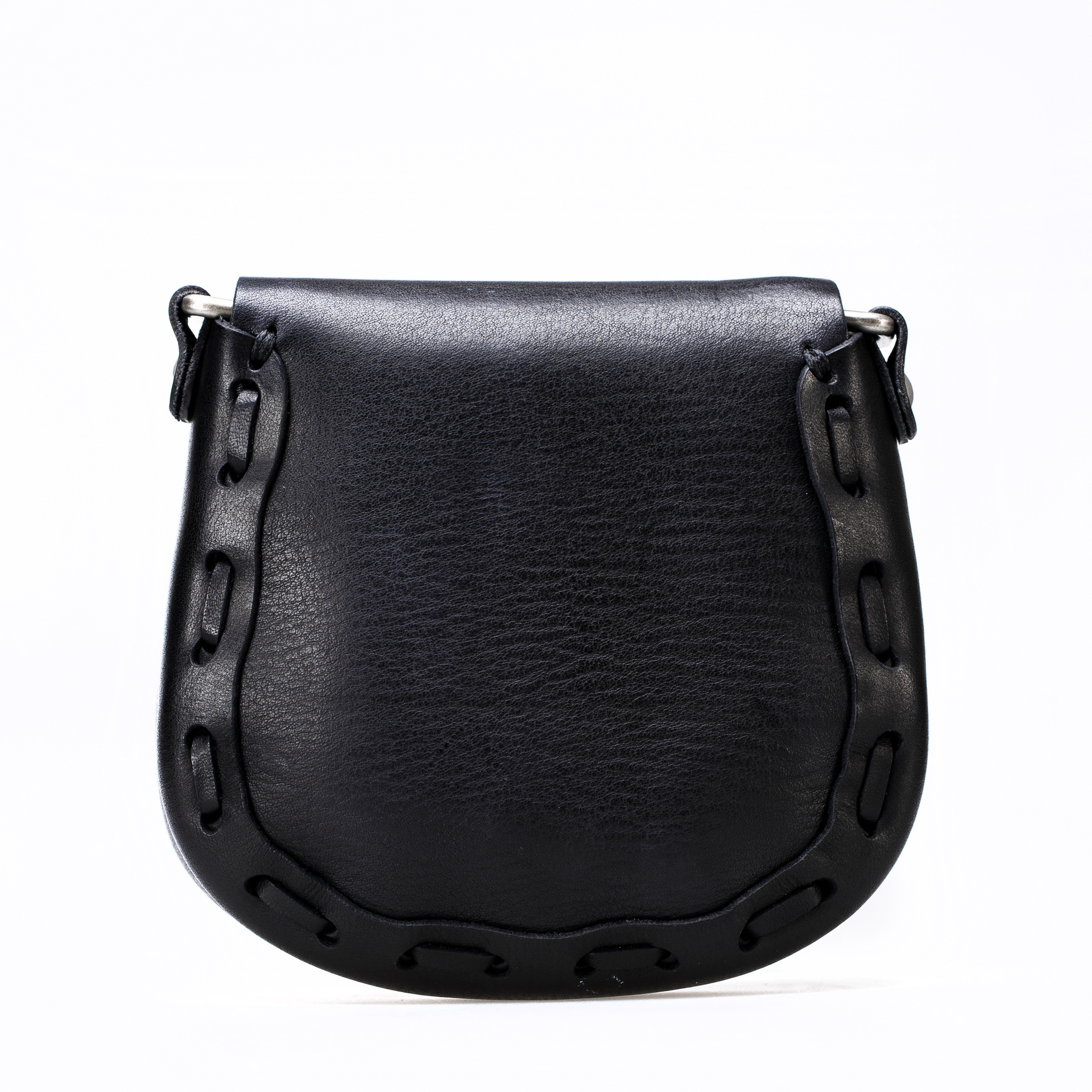 意大利进口马鞍包-Martinica单色头层牛皮马鞍包