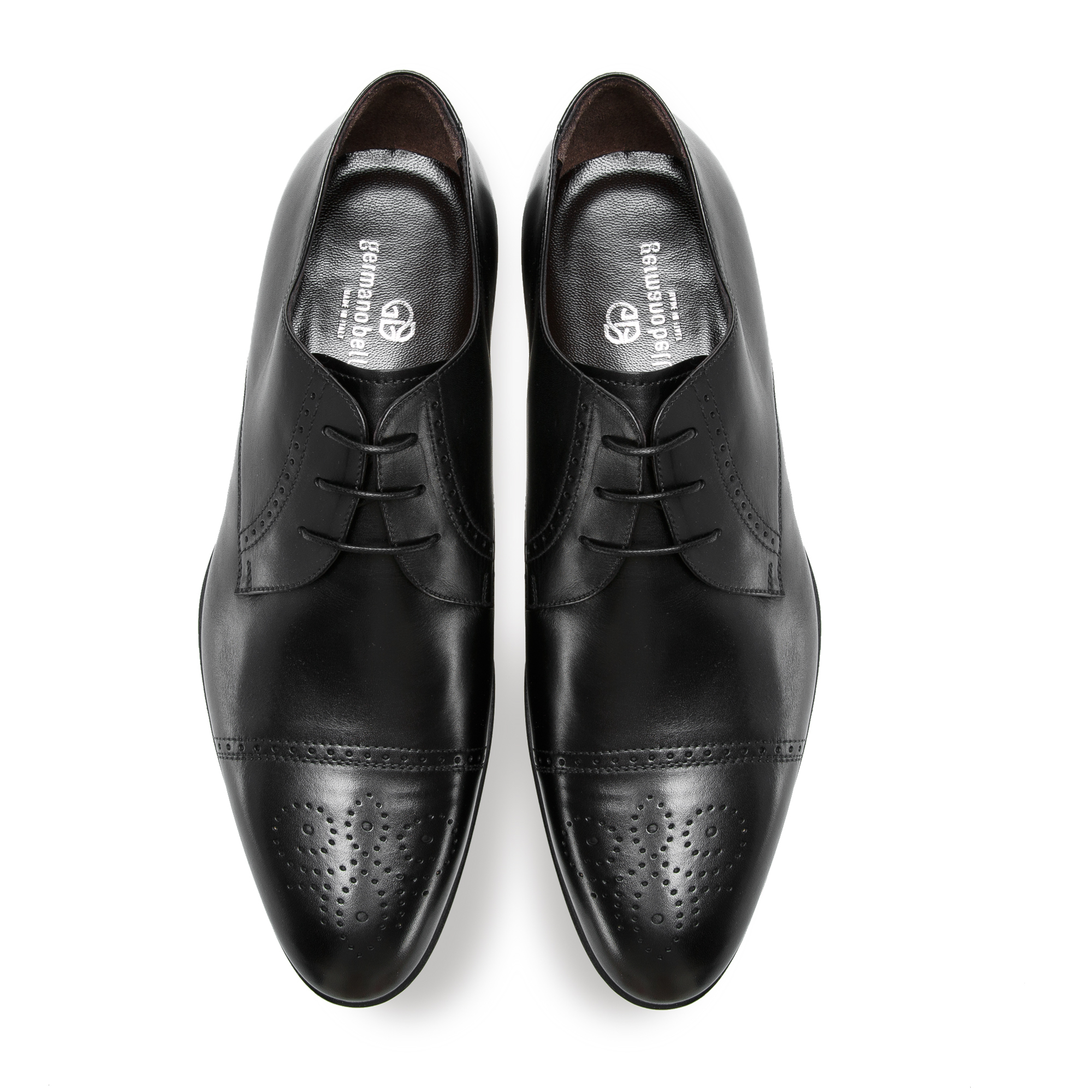 意大利进口平底牛皮鞋-Bellesi 系带尖头包皮牛皮鞋