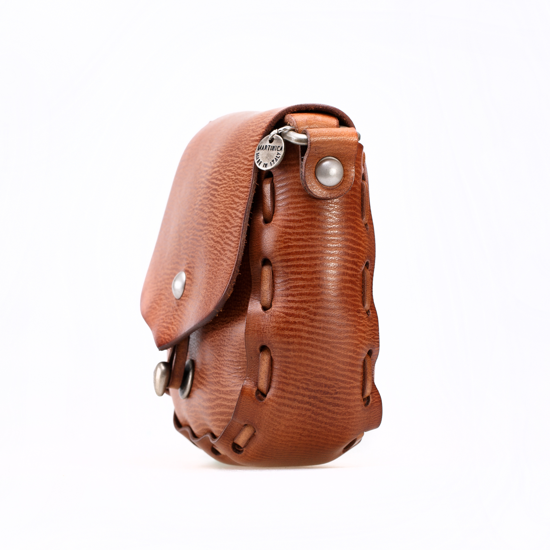 意大利进口真皮马鞍包-Martinica单色头层牛皮马鞍包