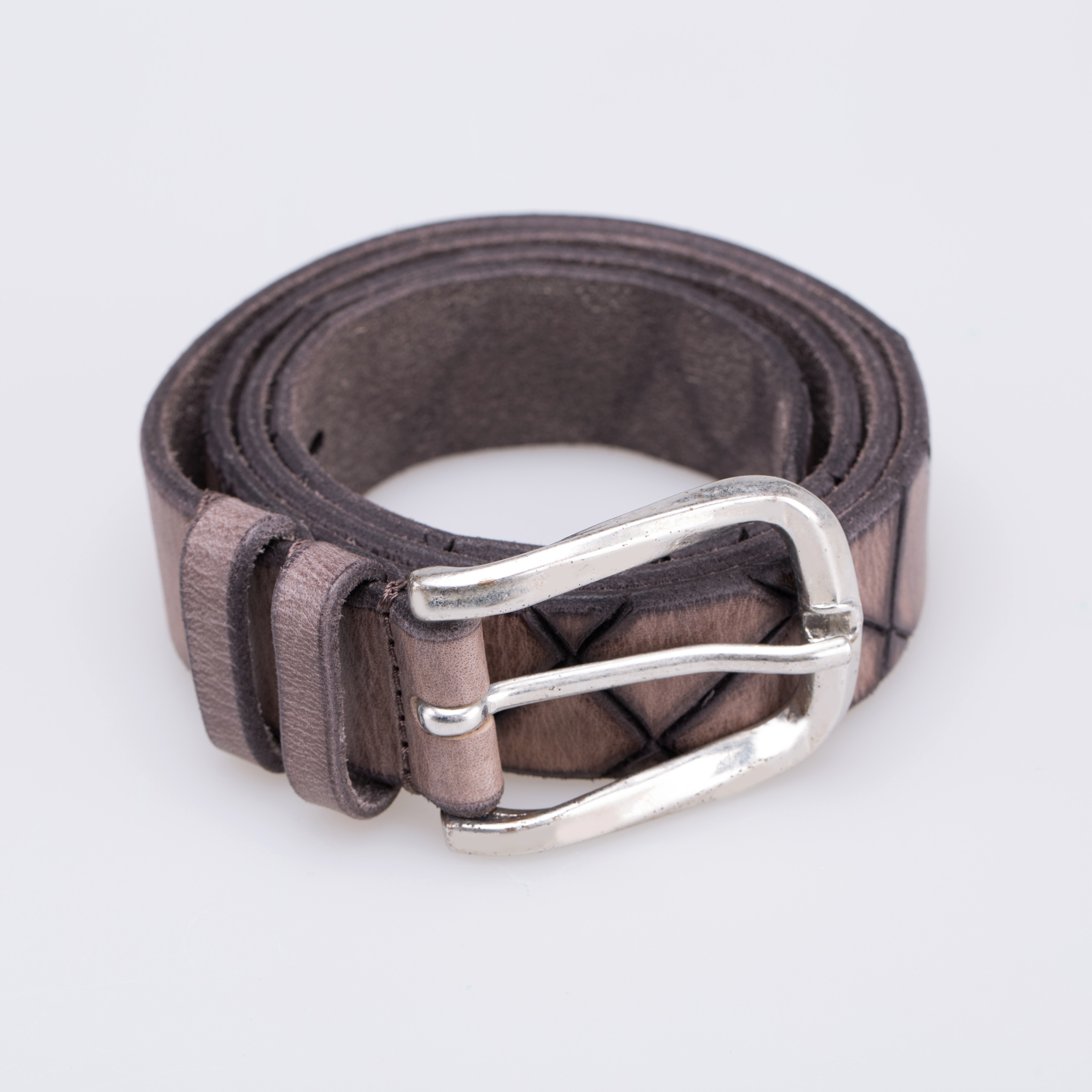 意大利进口女士皮带-Martinica方形金属皮带扣皮带(男女式通用)