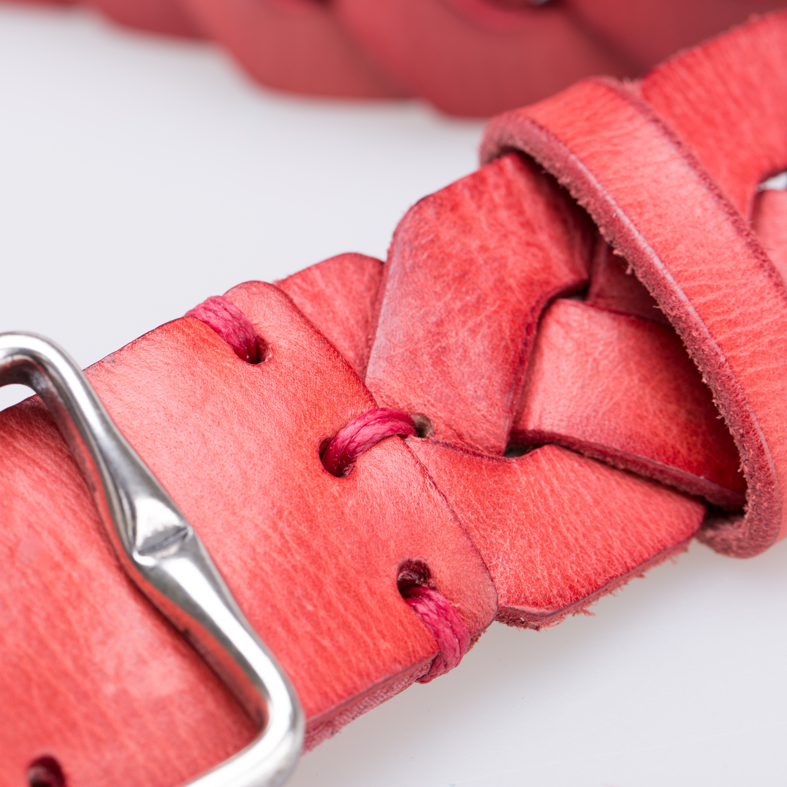 意大利进口女士时尚皮带-Martinica编织皮带