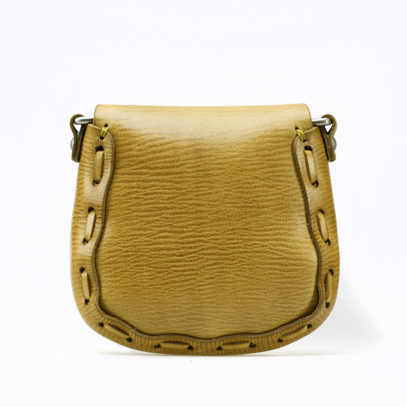 意大利进口牛皮马鞍包-Martinica单色头层牛皮马鞍包