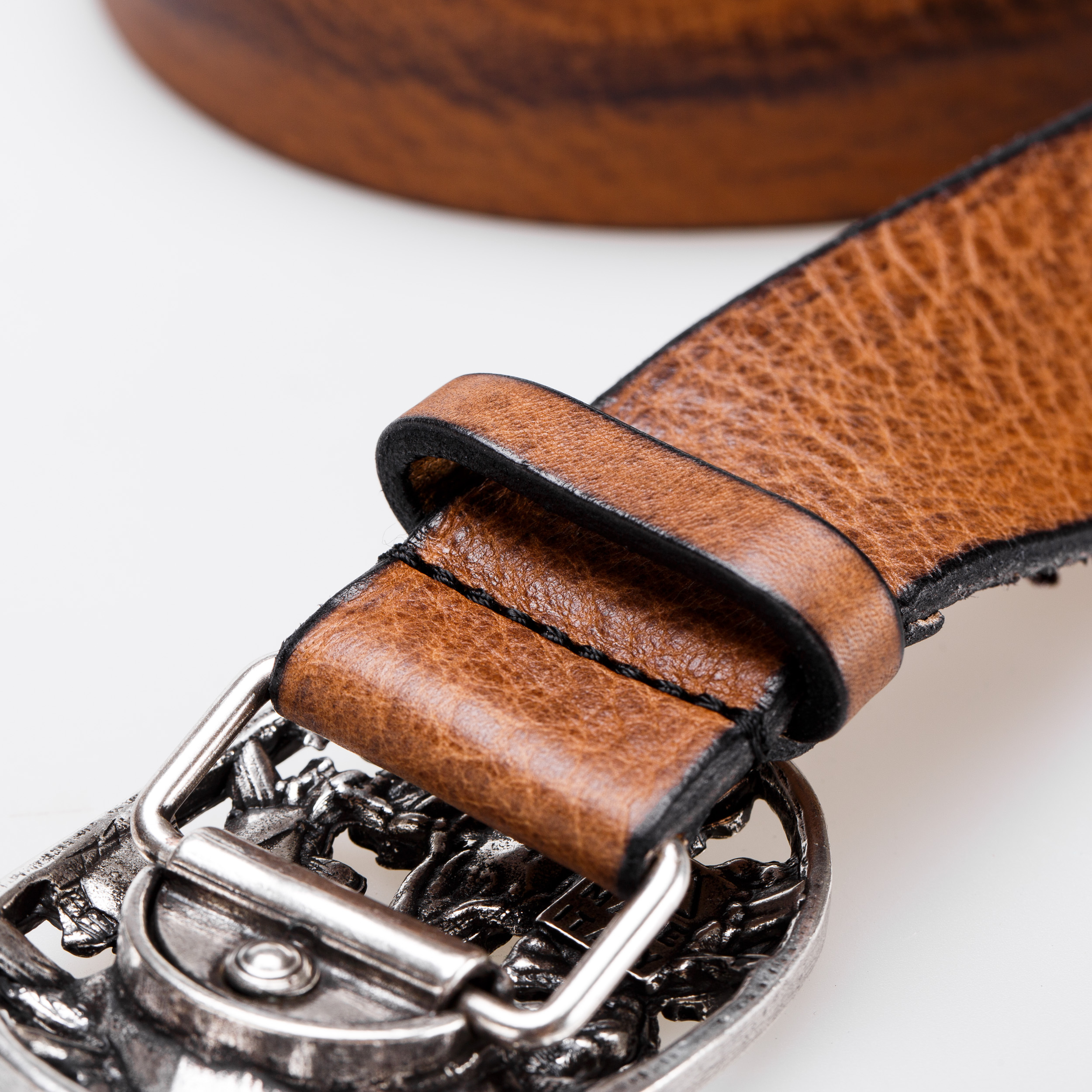 意大利进口品牌皮带-Martinica立体雕花皮带扣皮带